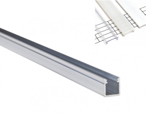 ALU PROFIL +KLOSZ Lumines Y do taśma LED listwa 2m