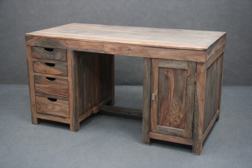 Biurko Drewniane Palisander Lite Drewno Seria GREY