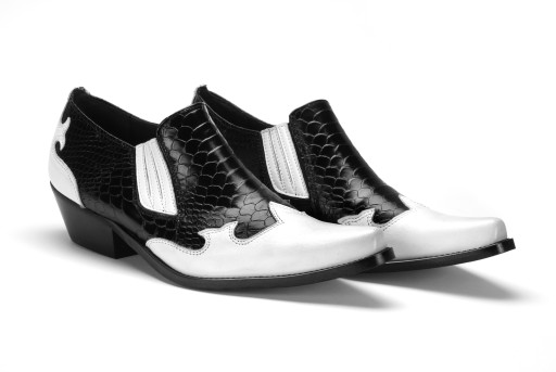 Klasyczne Kowbojki mod.601/K KROKODYL-skóra 39-46