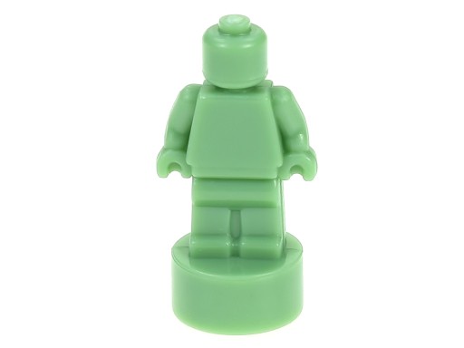 LEGO Statuetka figurka 90398 zielona piaskowa