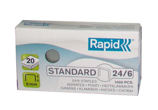 Zszywki Rapid Standard 24/6 1000 sztuk