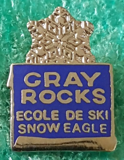 ODZNAKA CRAY ROCKS ECOLE DE SKI SNOW EAGLE