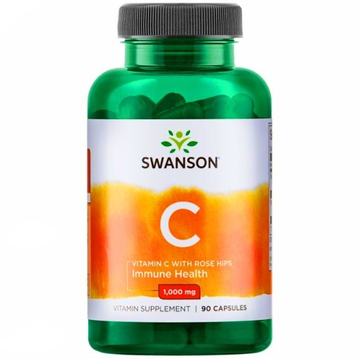 SWANSON WITAMINA C 1000mg 90k dzika róża