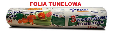 FOLIA OGRODNICZA tunelowa 12x33m UV4 SOLIDNA MARMA