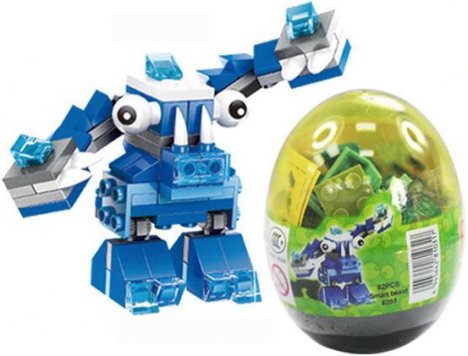 KLOCKI MONSTER W JAJKU POTWORY