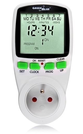 PROGRAMATOR CZASOWY TIMER ELEKTRONICZNY TYGODNIOWY