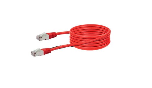 KABEL KOMPUTEROWY SIECIOWY RJ45 KAT5E 10M CZERWONY