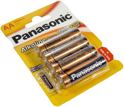 4x BATERIE ALKALICZNE PANASONIC R6 LR06 AA