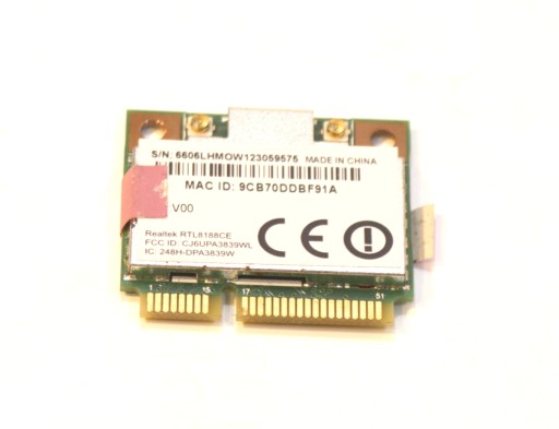 MODUŁ KARTA WIFI WLAN TOSHIBA C660 C660D