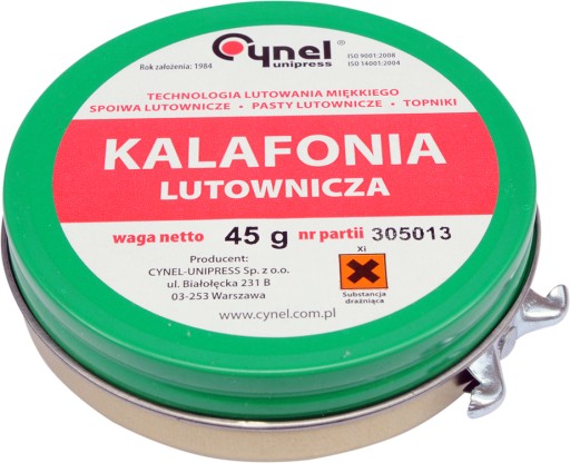 KALAFONIA LUTOWNICZA DO LUTOWANIA 45 G