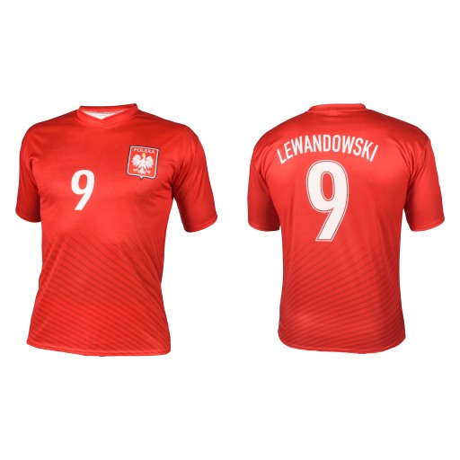 Koszulka sportowa T-shirt LEWANDOWSKI POLSKA L