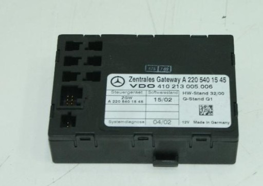 STEROWNIK GATEWAY MERCEDES CL W215 02 A2205401545