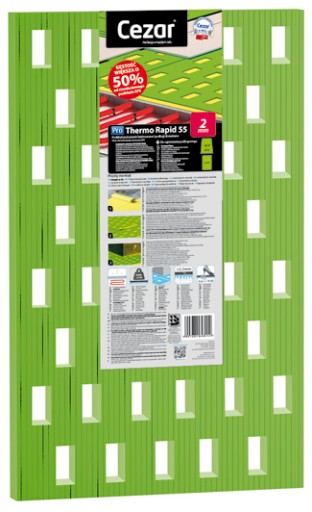 Podkład pod panele na ogrzewanie podłogowe 2mm