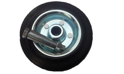 KOŁO metal guma 80 mm -wózek łożysko promocja CH2