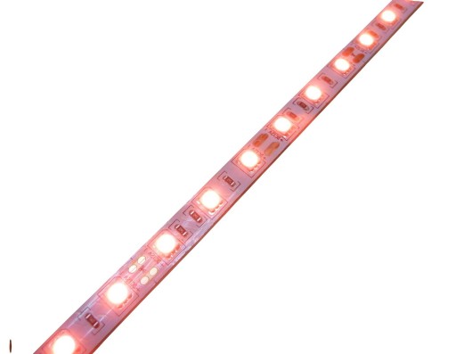 2835 Taśma 300 LED 5m, czerwony, czerwona, 4,8W/m