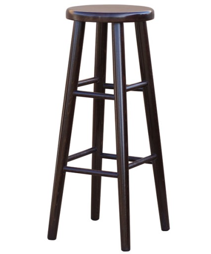 TABORET BAROWY BUKOWY 82CM SOLIDNY DREWNIANY