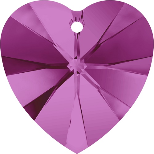 Swarovski - 6228 Heart Fuchsia 14,4x14mm