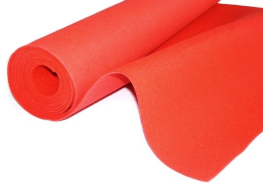 filc czerwony 4 mm sztywny 1m2 super jakość