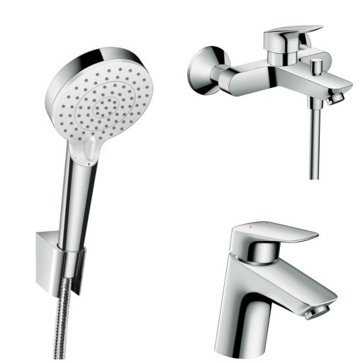 Hansgrohe LOGIS bateria wannowa umywalkowa zestaw