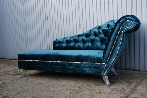 Leżanka Chesterfield Połysk Glamour Nowoś szezlong