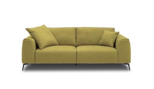 SOFA 3 CALVARO ETAP SOFA TKANINA ŻÓŁTA