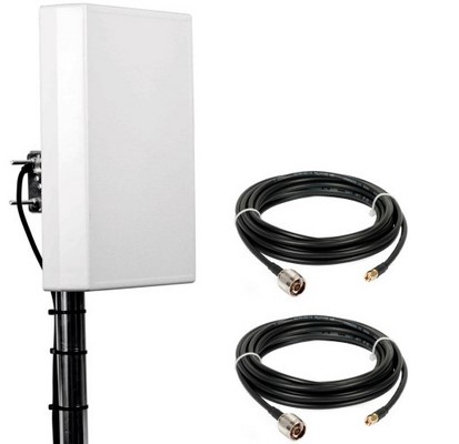 Mocna antena DUAL LTE Advanced 4G 3G SMA 10m 30dBi