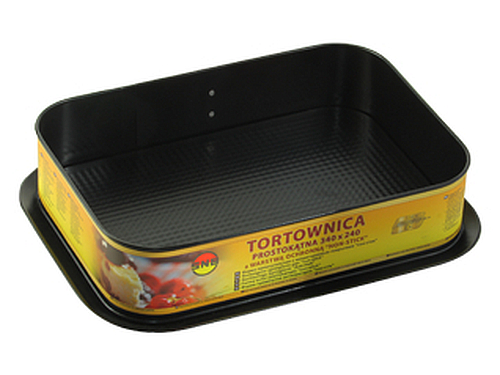 TORTOWNICA PROSTOKĄTNA NON-STICK CZARNA SNB POLSKA