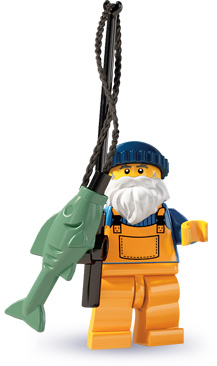 LEGO Minifigures 8803-1 Seria 3 Rybak Nowy Unikat