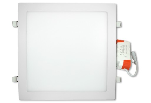 Panel LED plafon kwadrat oprawa lampa 24W 3 kolory