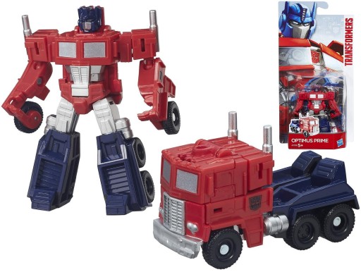 HASBRO TRANSFORMERS OPTIMUS SAMOCHÓD-ROBOT 5 krok.