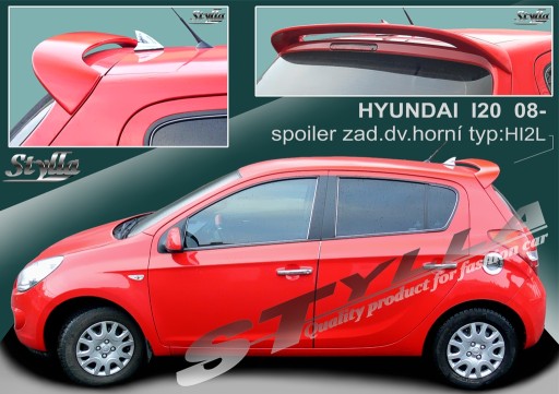 spoiler spojler do Hyundai i20 3/5 dw hb MK1 2008-