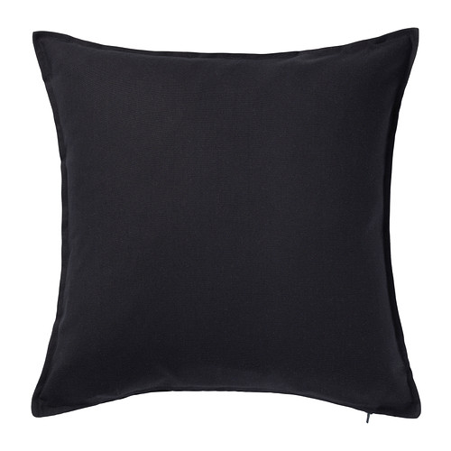 IKEA GURLI Poszewka dekoracyjna 50x50 czarny