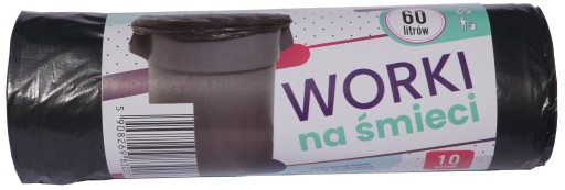 WORKI NA ŚMIECI ODPADY 10SZT 60L