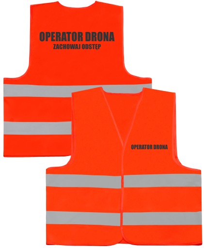 OCHRONNA KAMIZELKA BHP NADRUK OPERATOR DRONA ATEST