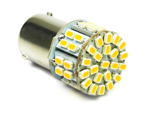 Py21W 50 LED SMD BAu15s Żarówka BIAŁA CIEPŁA WW