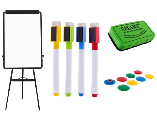 FLIPCHART tablica magnetyczna 70x100 czarny gratis