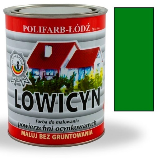 Lowicyn farba ZIELONY MIĘTOWY RAL6029 MAT 0,8L