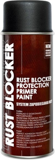 SPRAY FARBA NA RDZĘ 4w1 RUST BLOCKER CZARNY DECO