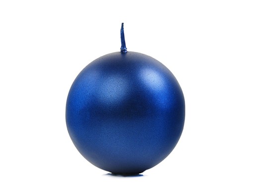 ŚLICZNE Świeczki metalik -- GRANAT -- Średnica 6cm