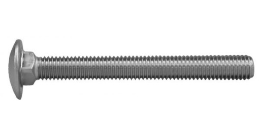 Śruba zamkowa K.O INOX A2-70 M 8 50 mm