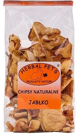 HERBAL PETS CHIPSY NATURALNE JABŁKO 100G