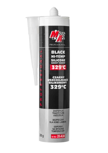 MA PROFESSIONAL SILIKON CZARNY KARTUSZ 290g +329C