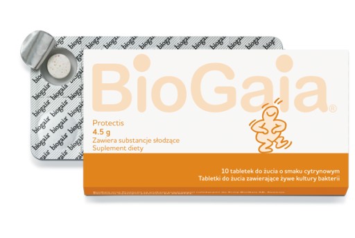 Biogaia probiotyczne 10 tabletek do żucia