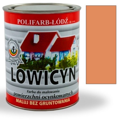 Lowicyn farba ocynk BRUNATNO-BEŻ RAL1011 MAT 0,8L