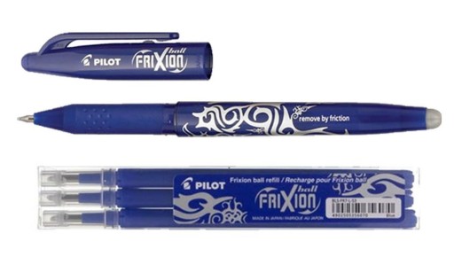 Zestaw PILOT Frixion Długopis + 3sz wkładów