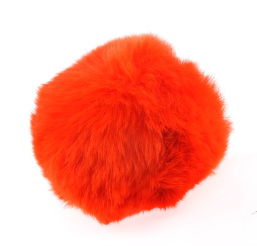 R49 POMPON FUTRZANY NATURALNE FUTERKO 7cm