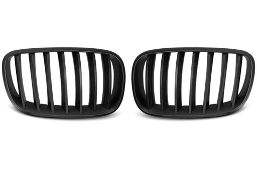 Решетка передний / решетки / bmw x5 e70 x6 e71 08- blac1 - фото