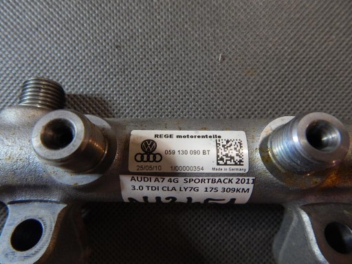 AUDI A7 4G injection ramp 059130090BT