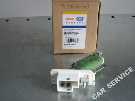 9XX 009 - РЕЗИСТОР ВОЗДУХОДУВКИ BEHR ASTRA F VECTRA A