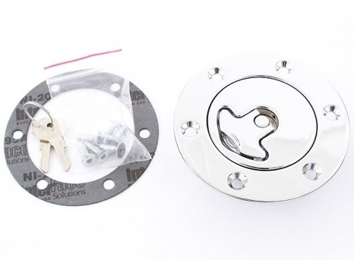 ХРОМОВАНА КРИШКА ПАЛИВНОГО БАКА З БОЛТАМИ